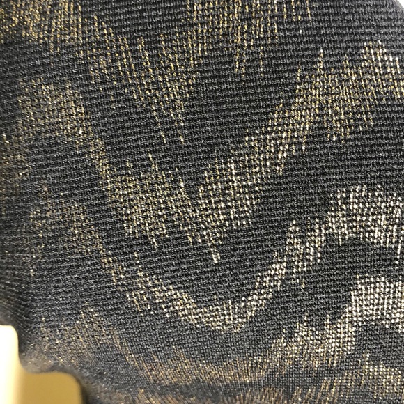 LOVE...ADY BLACK & GOLD DRESS SIZE LARGE - Picture 3 of 7